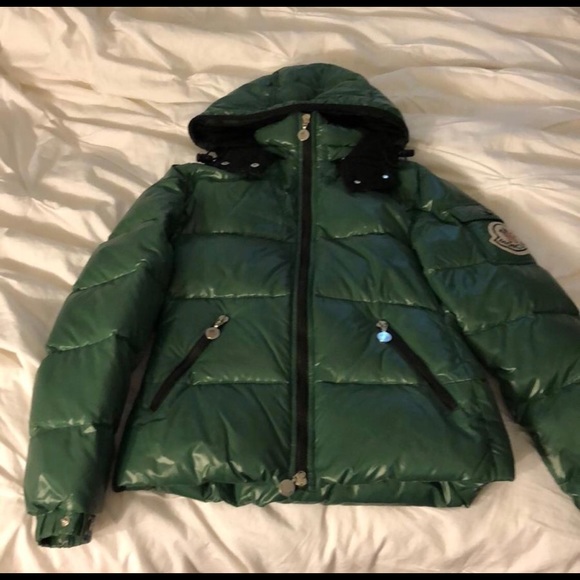 green moncler puffer